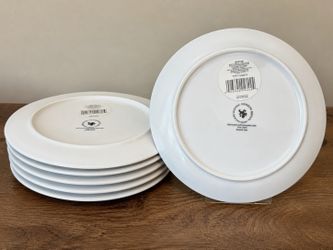 Royal Norfolk White Plates Set of 6