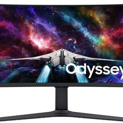 SAMSUNG 57" Odyssey Neo G9 Series Dual 4K UHD 1000R Curved Gaming Monitor, 240Hz, 1ms
