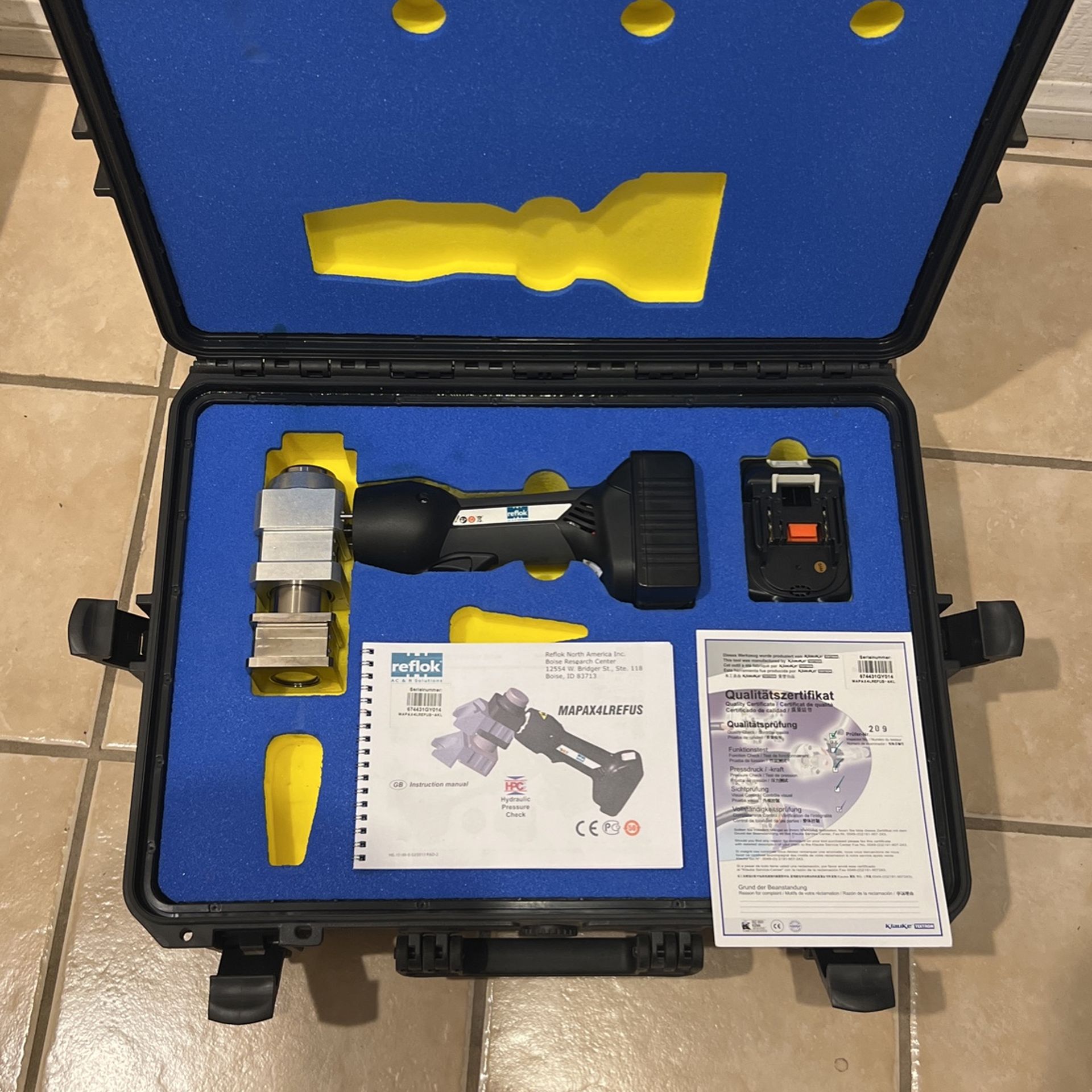 REFLOK REMS PRFESSIONAL HVAC CRIMPING BENDING