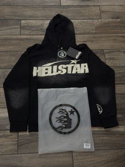 hellstar hoodie uniform black
