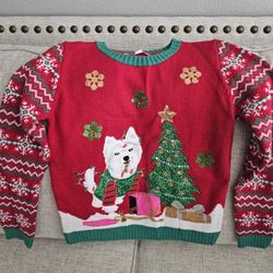 Girl ugly Christmas sweater 