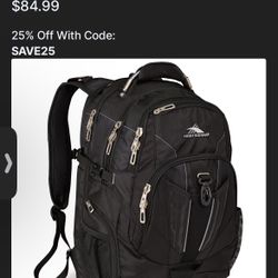 HIGH SIERRA XBT TSA BACKPACK