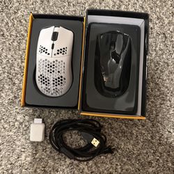 Glorious Model, L Wireless White Mouse