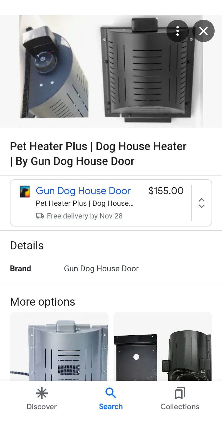 New Dog House Heater
