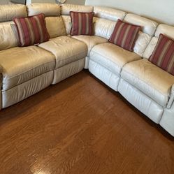 couch with recliner