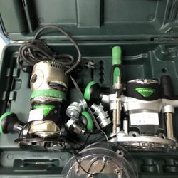 10035 Hitachi M12vc 2-1/4 Hp 1/2” Router Kit Fixed Base 54960