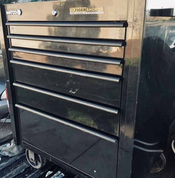 Matco Tool Box great shape so much storage space just installed a new lock you’ll get two keys . Check out great deal !! $225