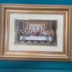 Last Supper Made From Ceramic Size L 16.5”X H12.5”