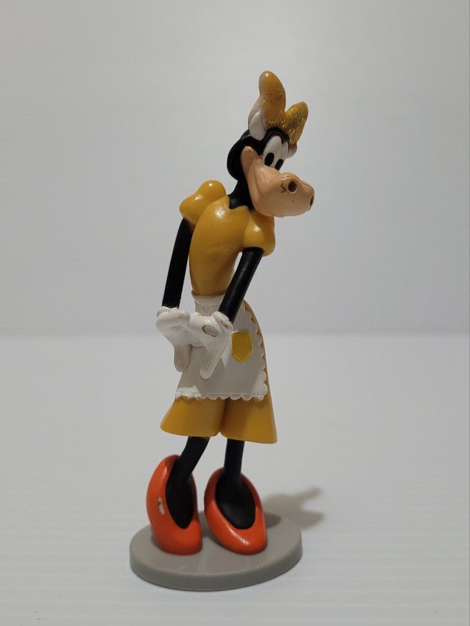 Disney Clarabelle Cow Yellow Dress PVC 4" Figure Cake Topper.

