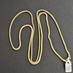 10k Gold Necklace 24 Inch