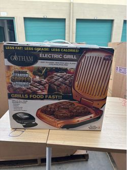 Gotham Steel Electric Sandwich Maker 2 Slice Panini Press Indoor Grill Toaster Cheese Burger Steak Nonstick Ceramic