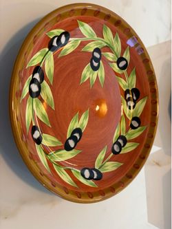 Gates Ware by Laurie Glass Olive Branch Serving Dish