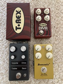Overdrive Pedals / Benson -Jan Ray - T-Rex