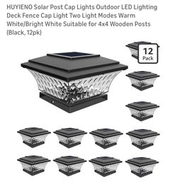 Solar Post Lights )12pack)
