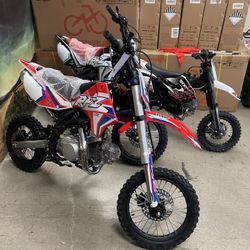 New Kids Dirt Bikes 125c   14x12 Tires  4 Speed On Sale At Turbopowersports As Low $38 Month 