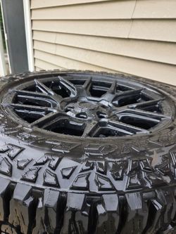 Goodyear Wrangler and Moto Metal Tire and Wheel package