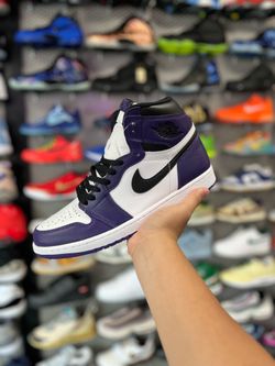 Jordan 1 Retro High Court Purple White