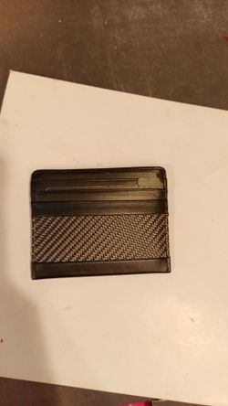 Carbon fiber Porsche card wallet