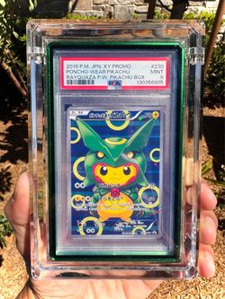 2016 Pokemon Japanese XY-P Promos Poncho-Wearing Pikachu #230 PSA 9