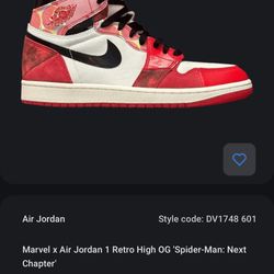 spider-man jordan 1s