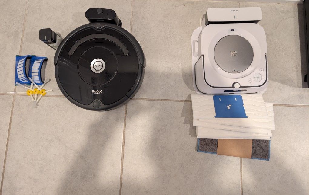 iRobot Braava Jet M6 Wi-Fi Mop & Roomba 675 Wi-Fi Vacuum