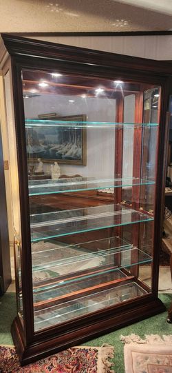 Beautiful Curio Cabinet Lighted