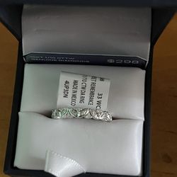 10k white gold ring