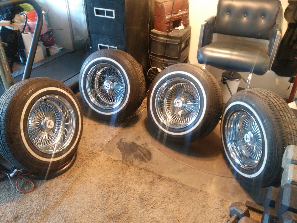 14 inch Lowrider Spoke Rims for Sale in Adelanto, CA - OfferUp