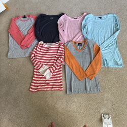 Various Name brand Long & 3/4 Sleeve Shirts (6)