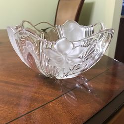 Crystal Round Bowl 8”