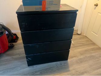 Dresser and drawer Black