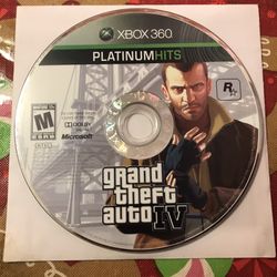Xbox 360 Game - Grand Theft Auto 4 Disc Only 💯Clean, Working $5