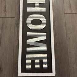 “home” sign