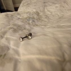 Titanium Flat Back/Push Pin Earrings