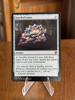 Mtg Single: Jeweled Lotus (proxy)