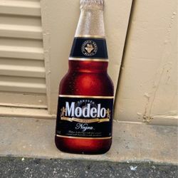 Modelo Negra Tin Sign Mancave $15 Each Firm On Price