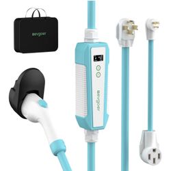 Level 2 EV Charger, 40A 240V Portable EV Home Charging Station, Schedule Time 8-40A Adjustable Current Electric Vehicle Charger Compatible with All J1