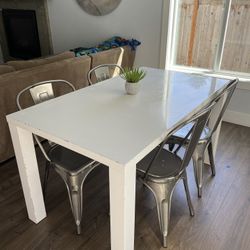 White Table