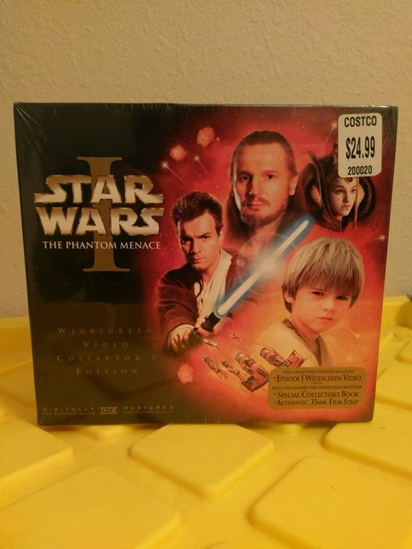 Star Wars Episode I The Phantom Menace Vhs Collector Set For Sale