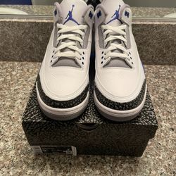 Jordan 3 - Racer Blue - Size 9.5 