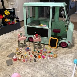 Our Generation Ice Cream Truck and Accessories 