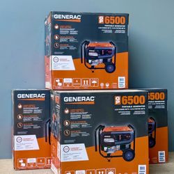 Brand new Generac Generac GP 6500-Watt Recoil Start Gas-Powered Portable Generator 