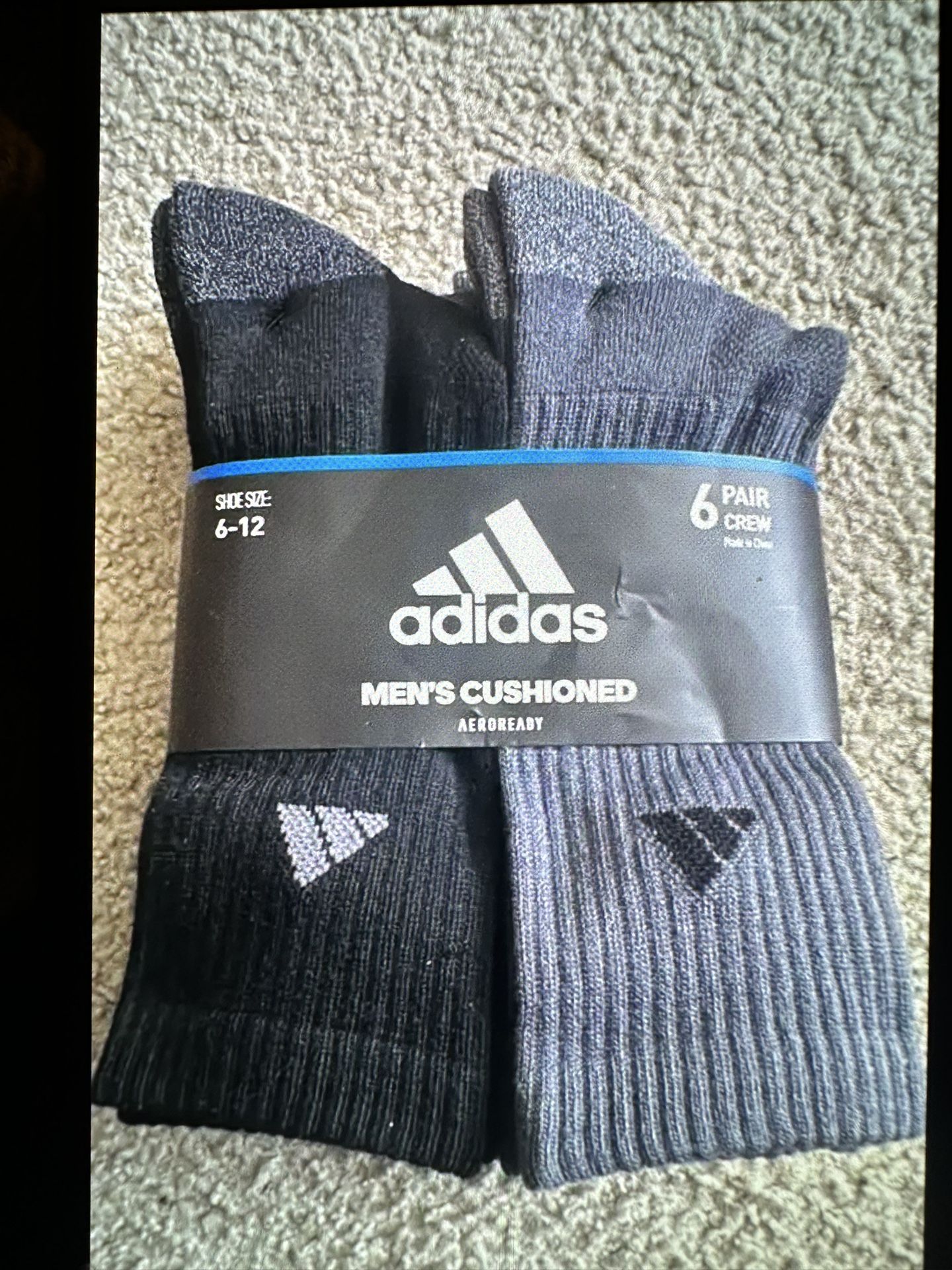 Adidas Men’s Cushioned Crew Socks