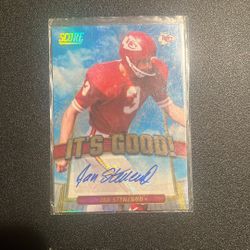 2025 Panini Score Jan Stenerud Autograph