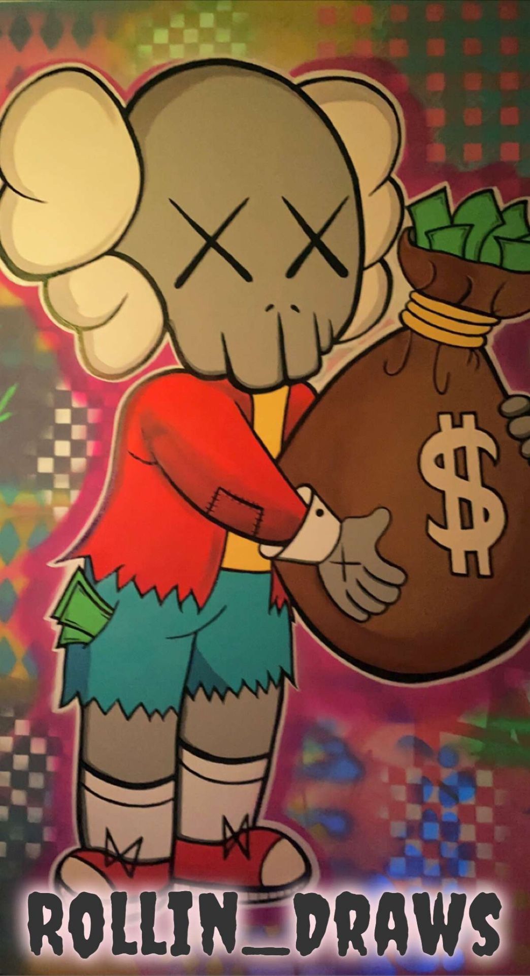 1/1 Custom Trap Art Paintings