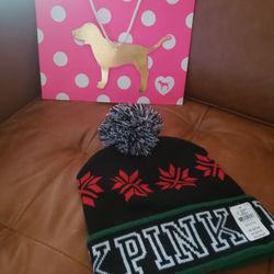 Victoria Secret PINK Pompom Beanie. 