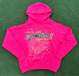 Pink spider hoodie