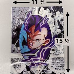 3D Holographic Dragon Ball Z Poster