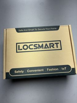 LOCSMART Fingerprint Door Lock Black
