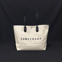 Longchamp Large Canvas Tote Shoulder Bag Travel Bags
